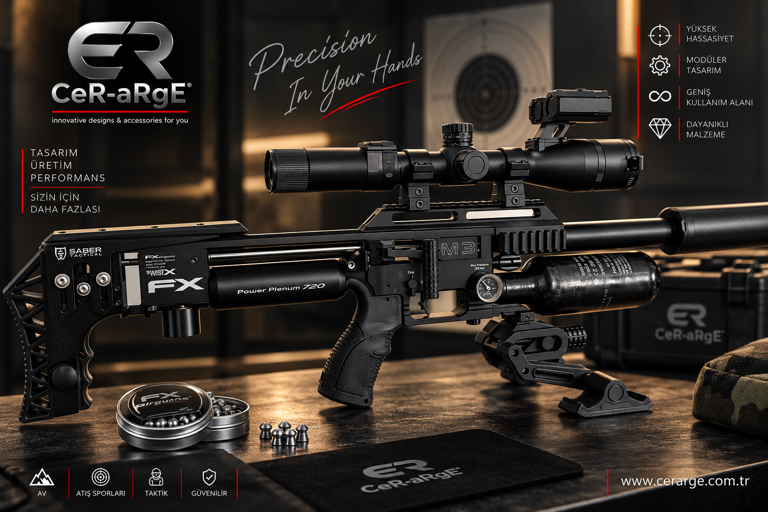 ceR LongshoT double Carbon monopod & bipod